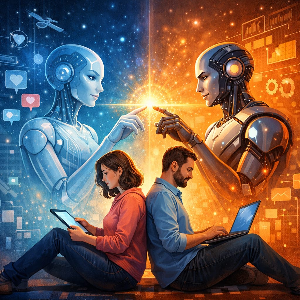 The Dynamics of Paired AI-Training