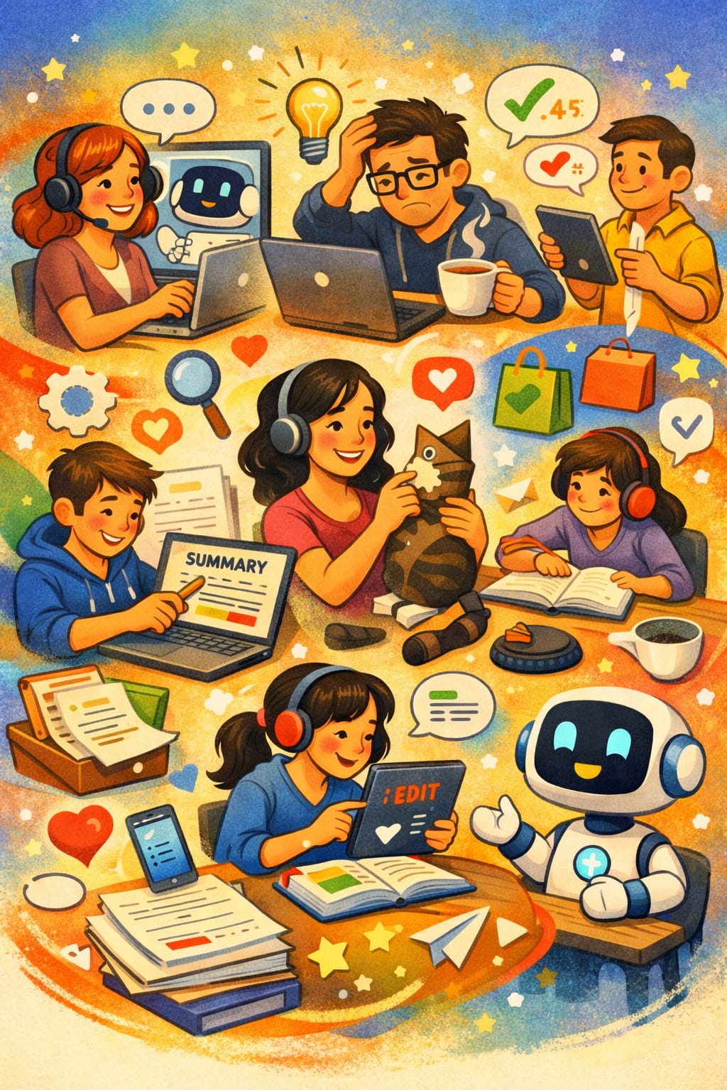 The top 50 things humans ask from an AI