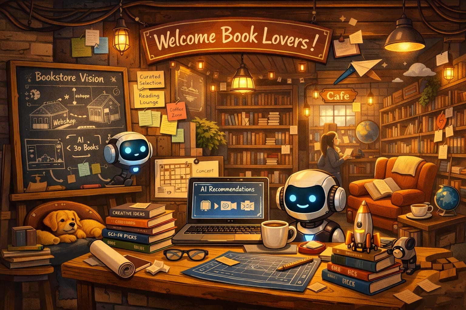 Building the Future Bookstore: Early Concepts & Vision